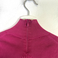 Chanel 2020 Silk Ribbed Turtleneck Top