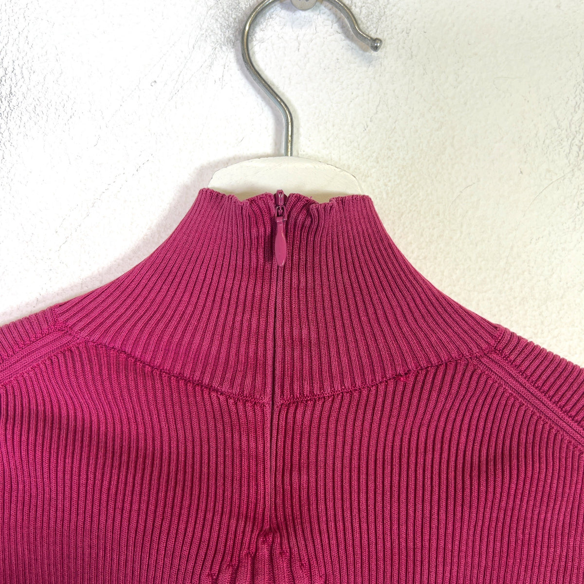 Chanel 2020 Silk Ribbed Turtleneck Top
