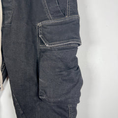 Rick Owens DRKSHDW Waxed Denim 'Mastadon' Cargo Pants