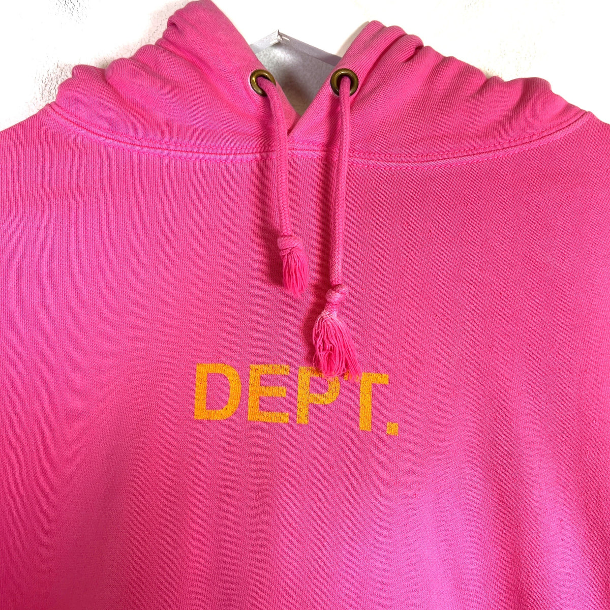 Gallery Dept Pink Dept Logo Hoodie