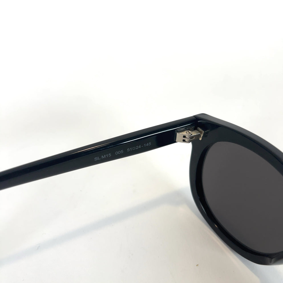 Saint Laurent Rounded 'YSL' Logo Sunglasses