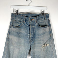 Celine Blue Kurt Destroyed Light-Wash Denim Jeans