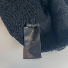 Balenciaga Sport Logo Cut-Out Beanie