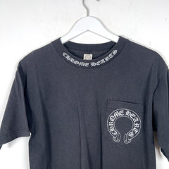 Chrome Hearts Malibu Cross Graphic Vintage T-Shirt