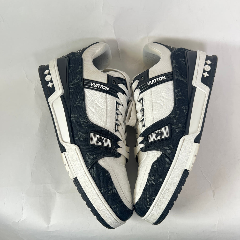 Louis Vuitton Denim Monogram LV Trainers