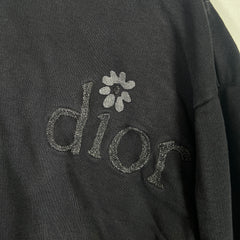 Dior x ERL 'Be Nice' Glitter Embroidered Hoodie