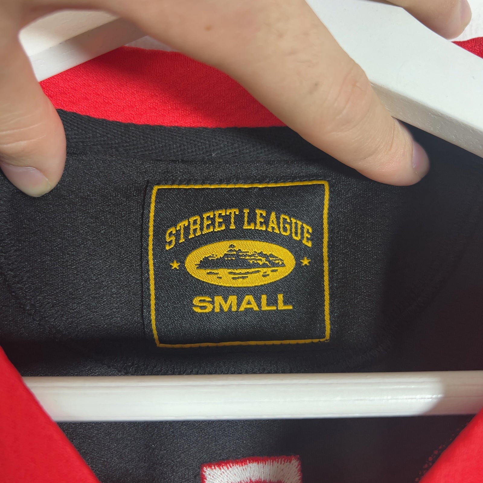 Corteiz Street League Red Jersey T-Shirt