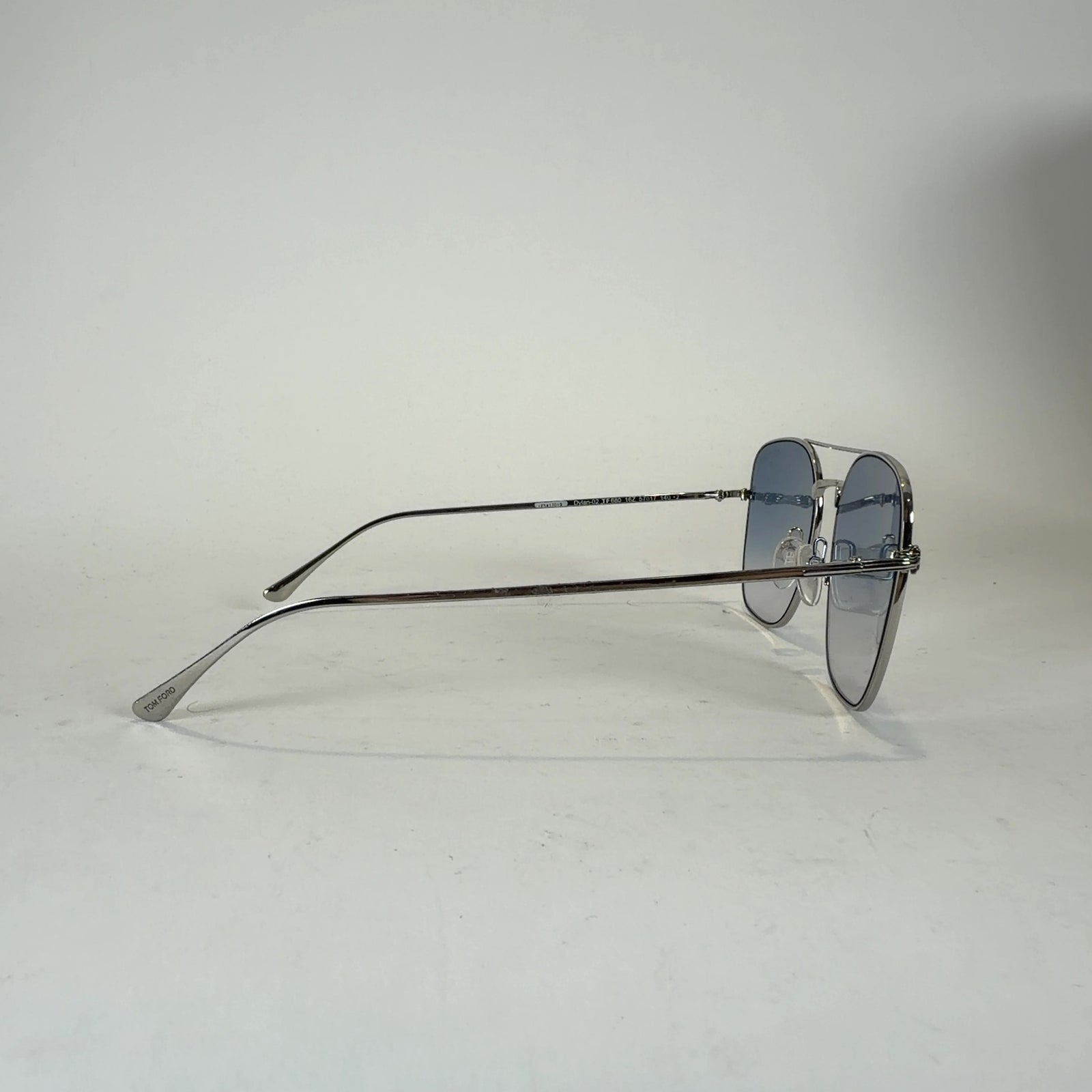 Tom Ford Rectangle Aviator Pink Lense Wire Frame Sunglasses