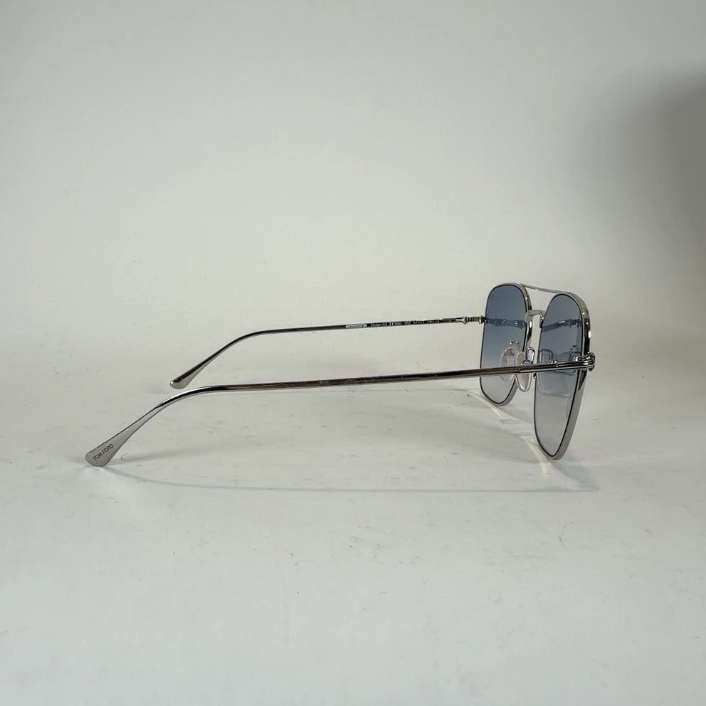 Tom Ford Rectangle Aviator Pink Lense Wire Frame Sunglasses