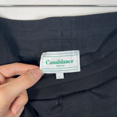 Casablanca Pink Outline Doorway Graphic Cotton Shorts