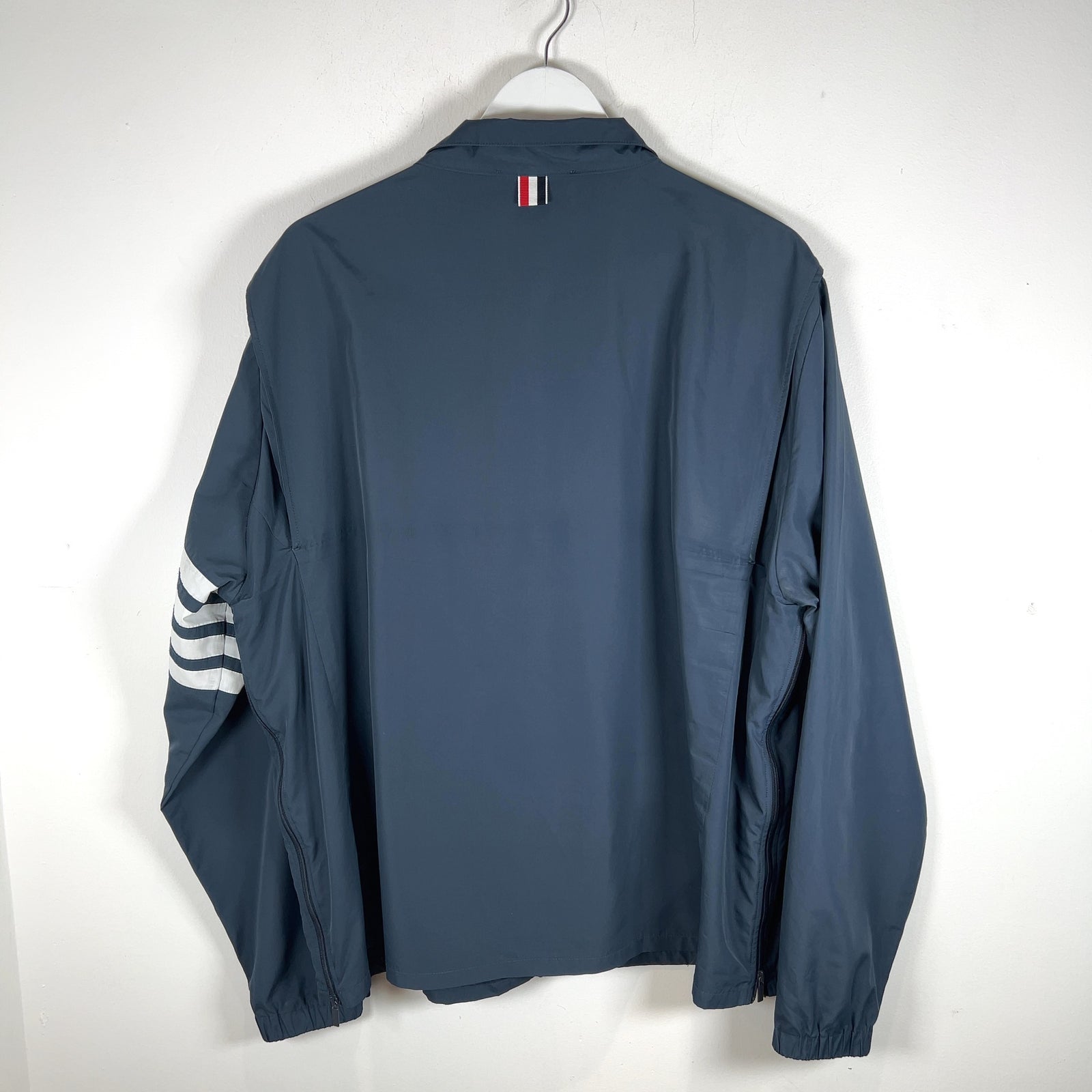 Thom Browne 4-Bar Blue Track Jacket