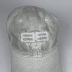 Balenciaga Icon BB Logo Distressed Hat
