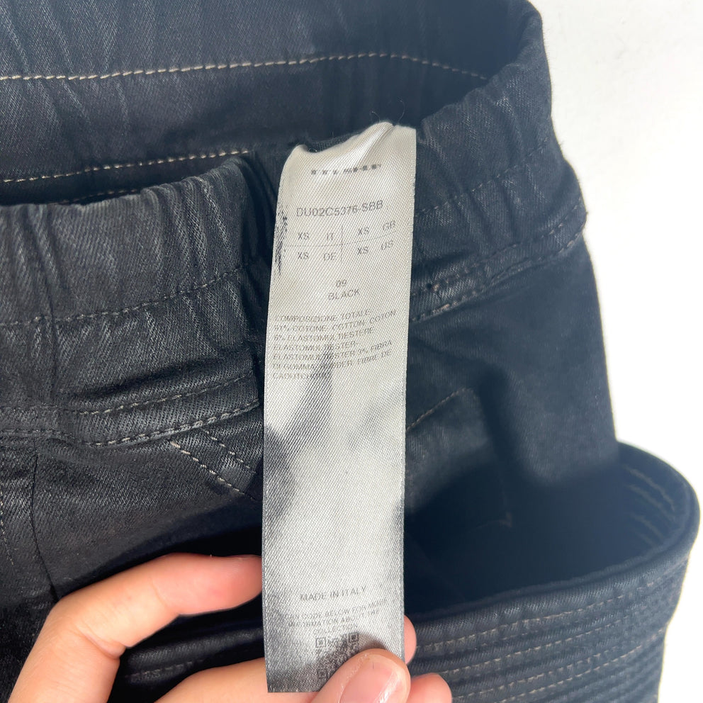 Rick Owens DRKSHDW Waxed Creatch Cargos