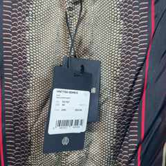 Roberto Cavalli Python Silk Shirt Size M