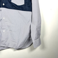 Comme Des Garcons Nylon Patched Button-Up Shirt