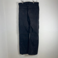 Satoshi Nakamoto Enduro Padded Distressed Black Jeans
