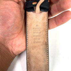 Gucci Interlocking G 1.5in Leather Belt
