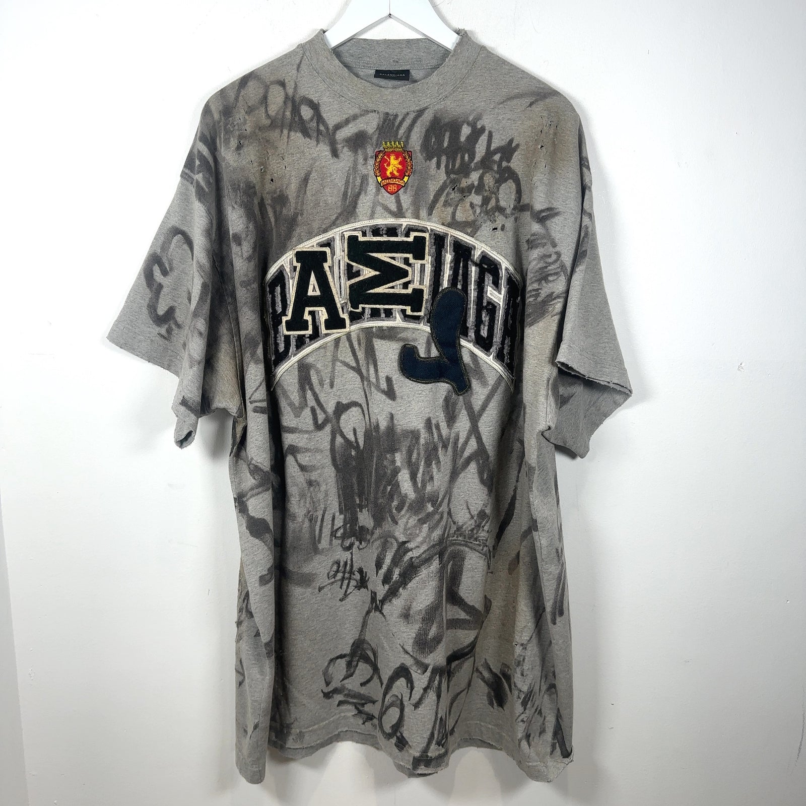 Balenciaga SS23 Graffiti Skater Graphic T-Shirt