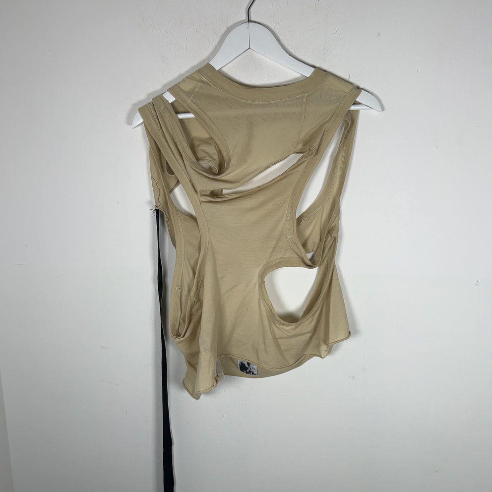 Rick Owens DRKSHDW SS18 'Membrane' Distressed Tank Top