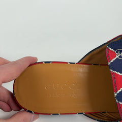Gucci Rhombus GG Horsebit Princetown Mules