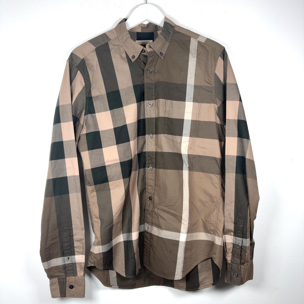 Burberry Big Plaid Button-Up Shirt