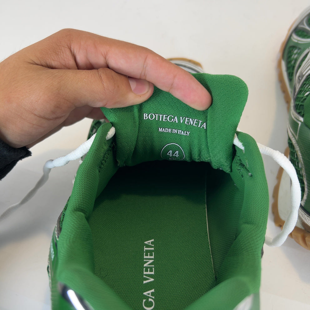 Bottega Veneta Green Mesh Orbit Sneaker
