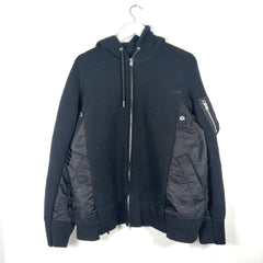 Sacai Sponge Sweat Mixed Media Light Jacket
