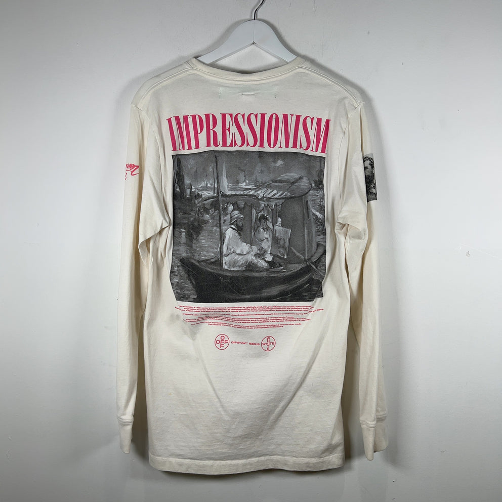 Off-White 'Impressions' Long-Sleeve T-Shirt Size L