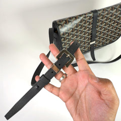Goyard Black Belvedere II MM Messenger Bag