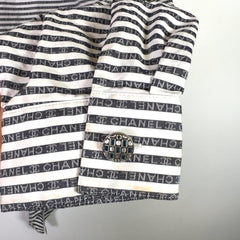 Chanel 2020 Striped Button-Up Shirt