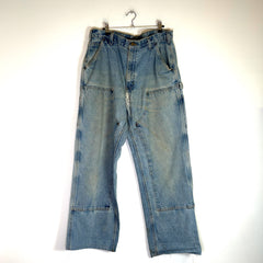 Carhartt Vintage Lightwash Distressed Double Knee Jeans