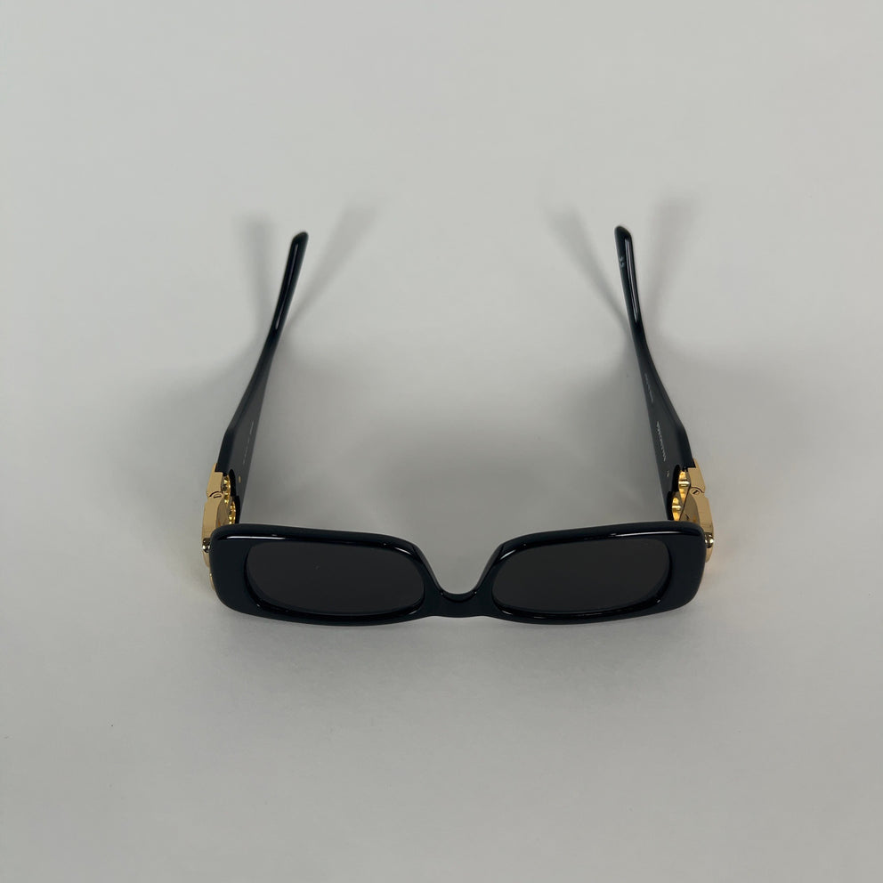 Balenciaga 'BB' Slim Rectangular Sunglasses