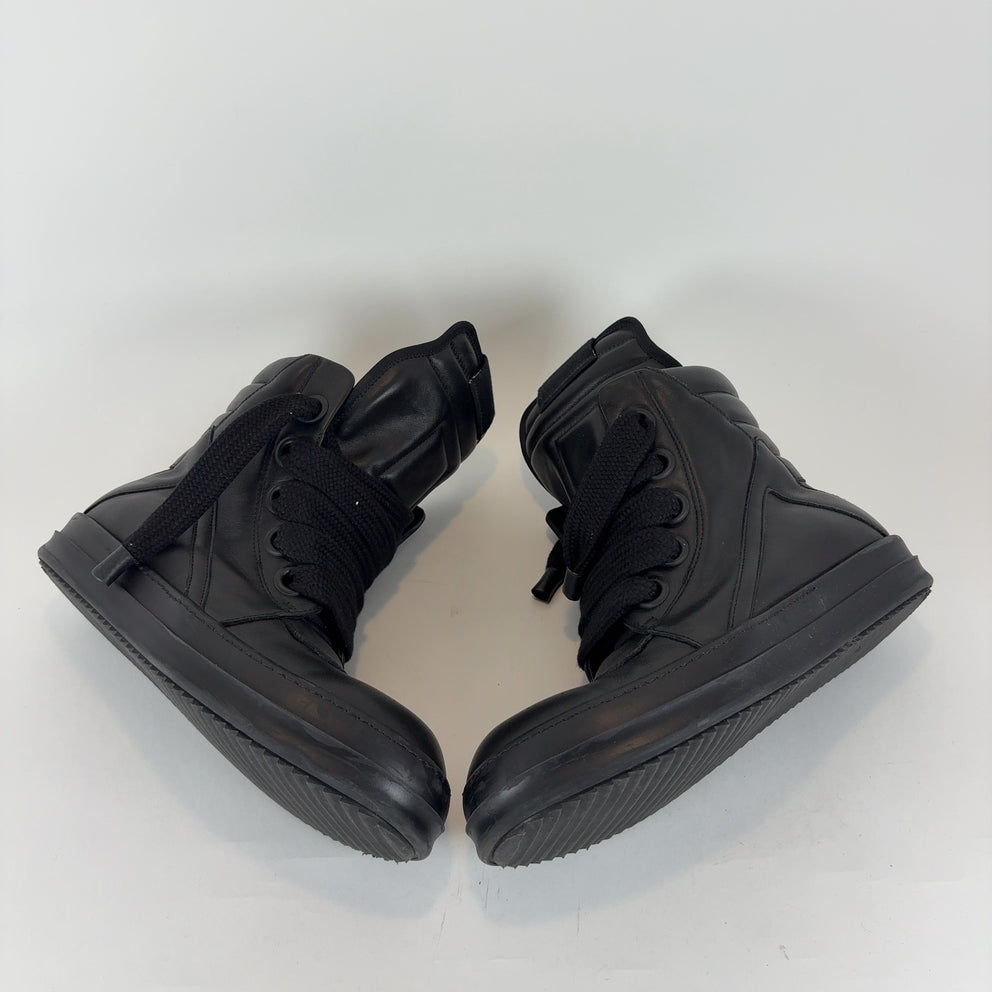 Rick Owens Jumbo Lace Geobasket Hightop Sneakers