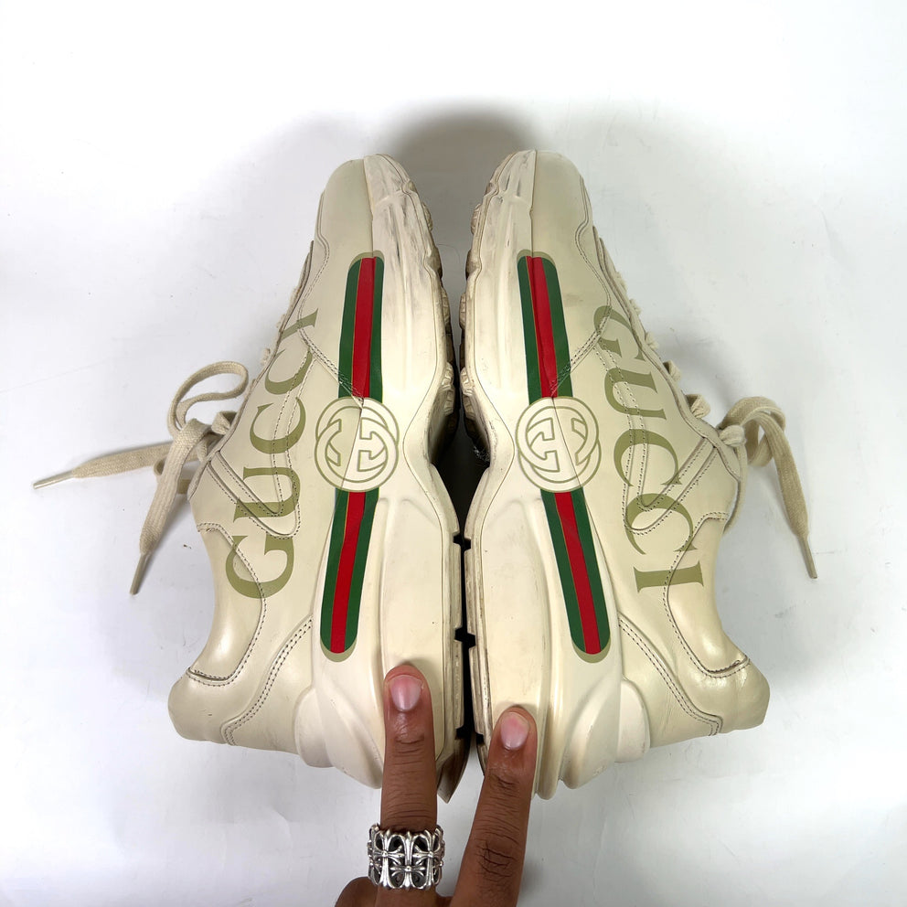 Gucci Vintage Web Logo Rhyton Sneaker