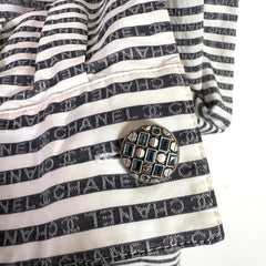 Chanel 2020 Striped Button-Up Shirt