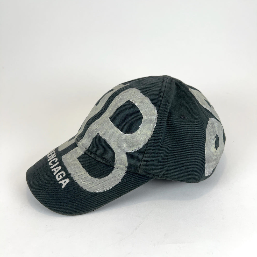 Balenciaga Spray Painted Logo Hat