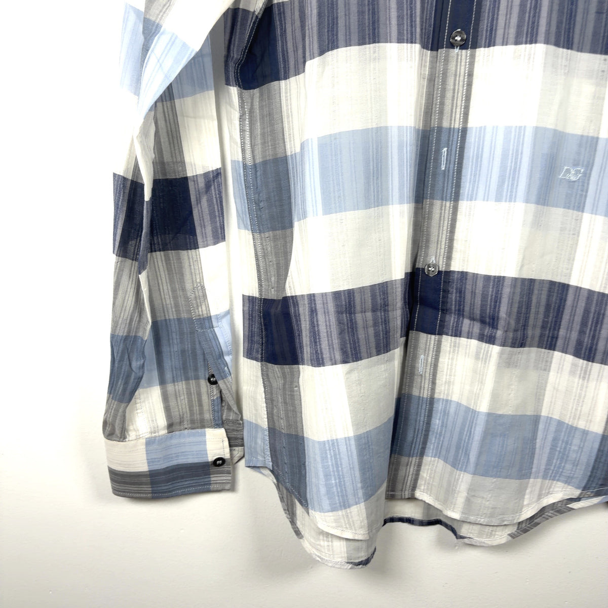 Dolce & Gabbana Big Striped D&G Button-Up Shirt