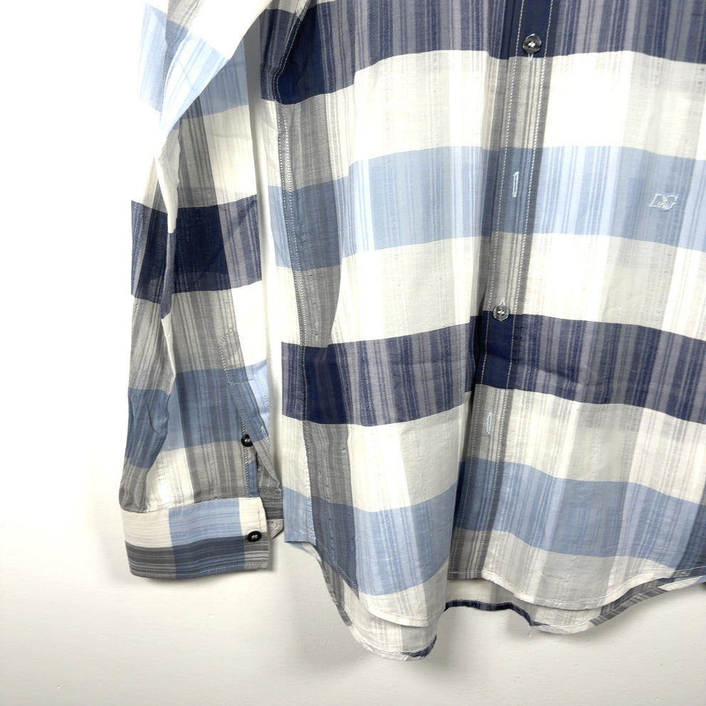 Dolce & Gabbana Big Striped D&G Button-Up Shirt