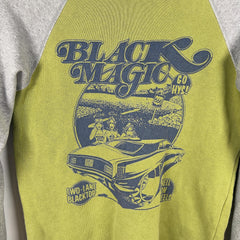 Hysteric Glamour 'Black Magic' Green / Blue Crewneck