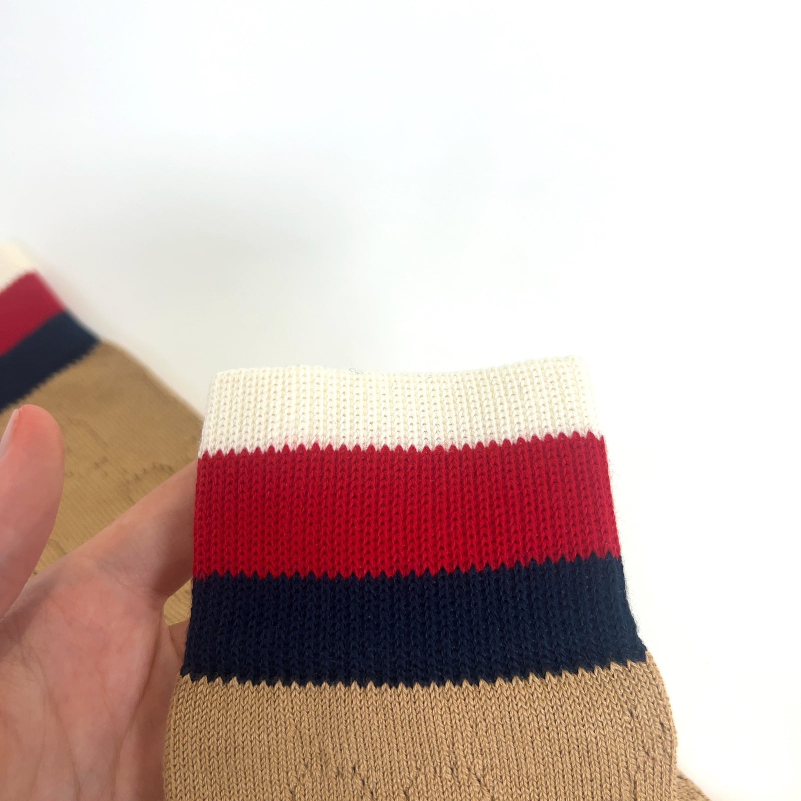 Gucci Striped Monogram Socks