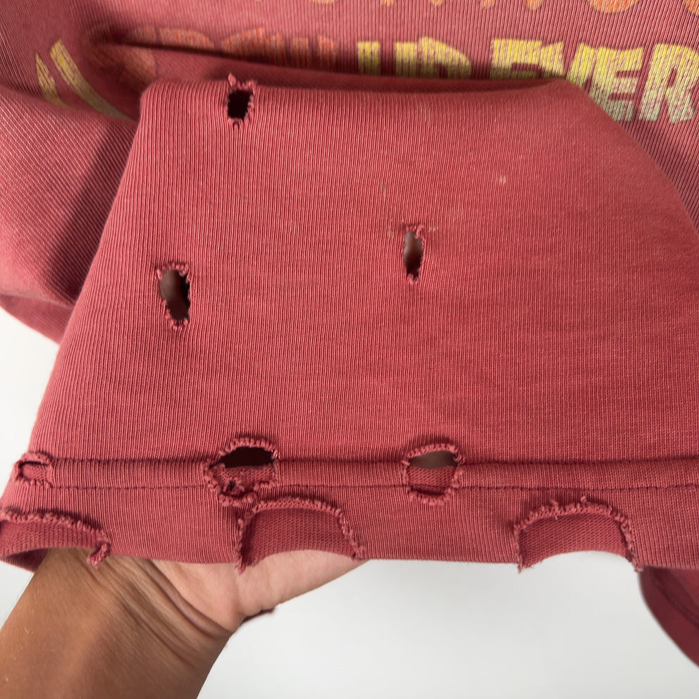 Raspberry Hills x Greedy Unit 'Mechanically Inclined' Graphic Distressed T-Shirt