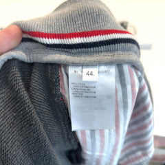 Thom Browne Grey Color Block 4-Bar Sweatpants