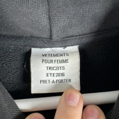 Vetements SS16 Titanic Coming Soon Hoodie