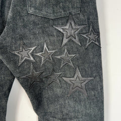 Chrome Hearts Star Patch Raw Denim Jeans