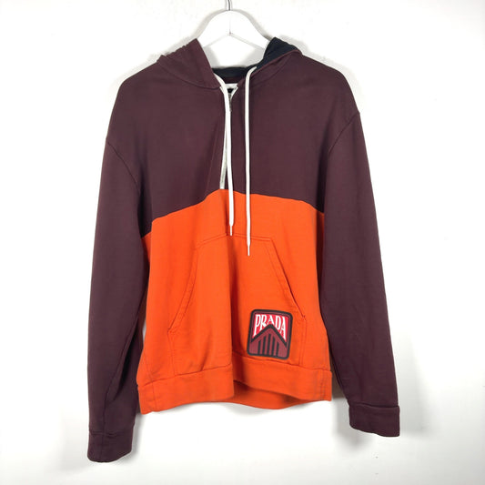 Prada 1/4 Zip Colorblock Hoodie