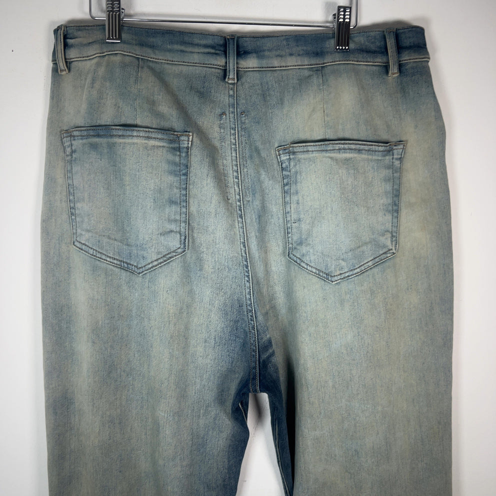 Rick Owens Bolan Bootcut Mineral Wash Jeans