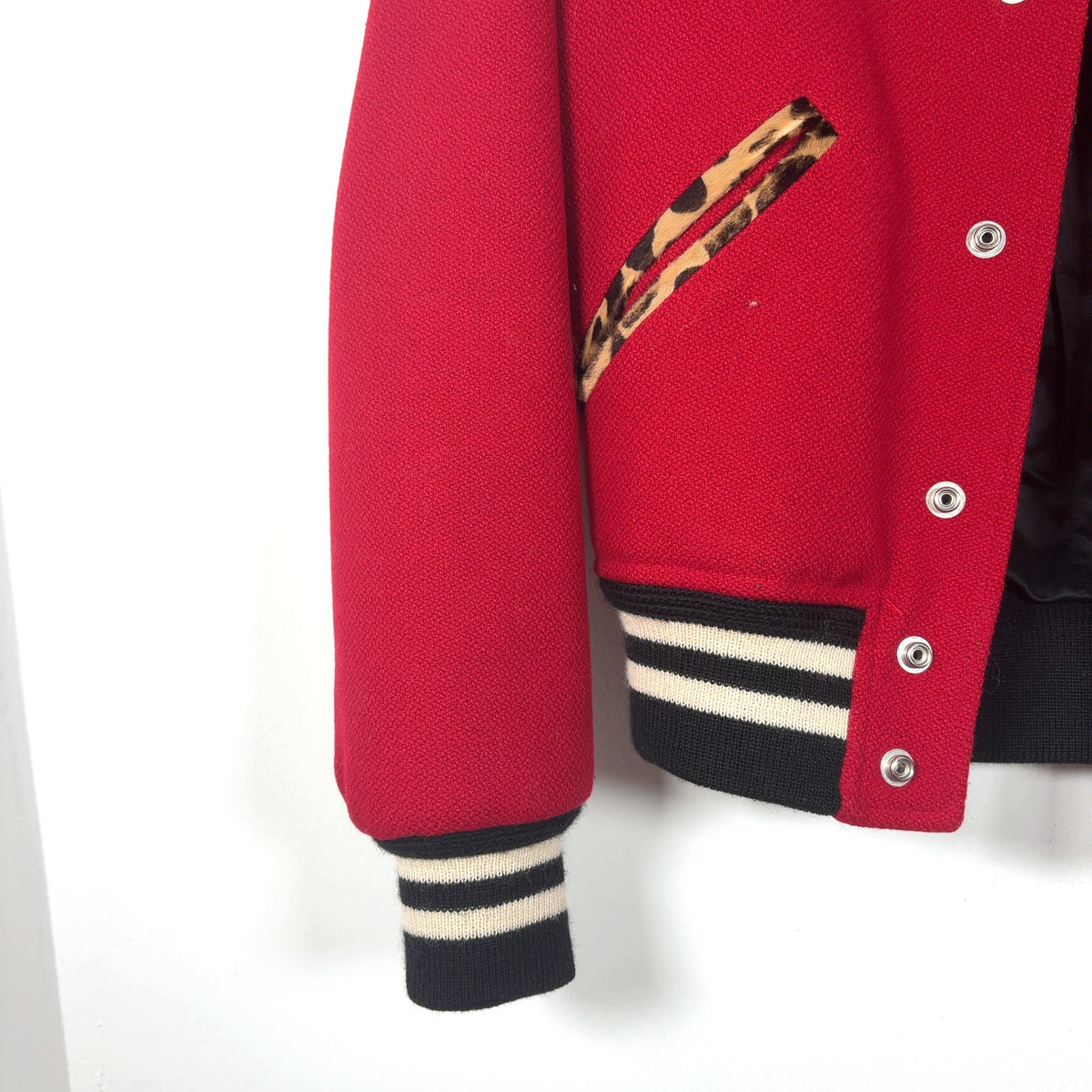 Saint Laurent Teddy Cheetah Jacket