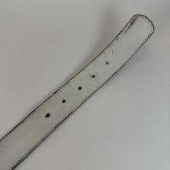 Chrome Hearts 'CH' Buckle with Pink Belt Strap