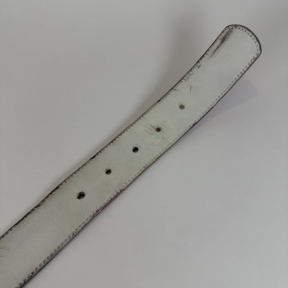 Chrome Hearts 'CH' Buckle with Pink Belt Strap