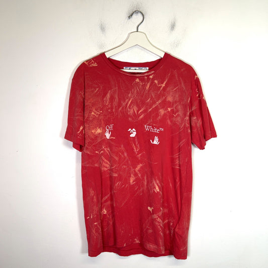 Off-White Vintage Bleach Logo T-Shirt